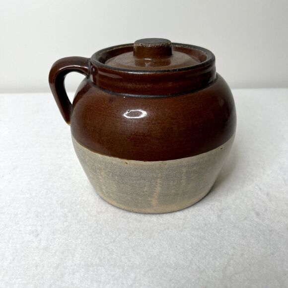Antique 1920s Robbins Ransbottom Stoneware Bean Pot Crock - Picture 5 of 8